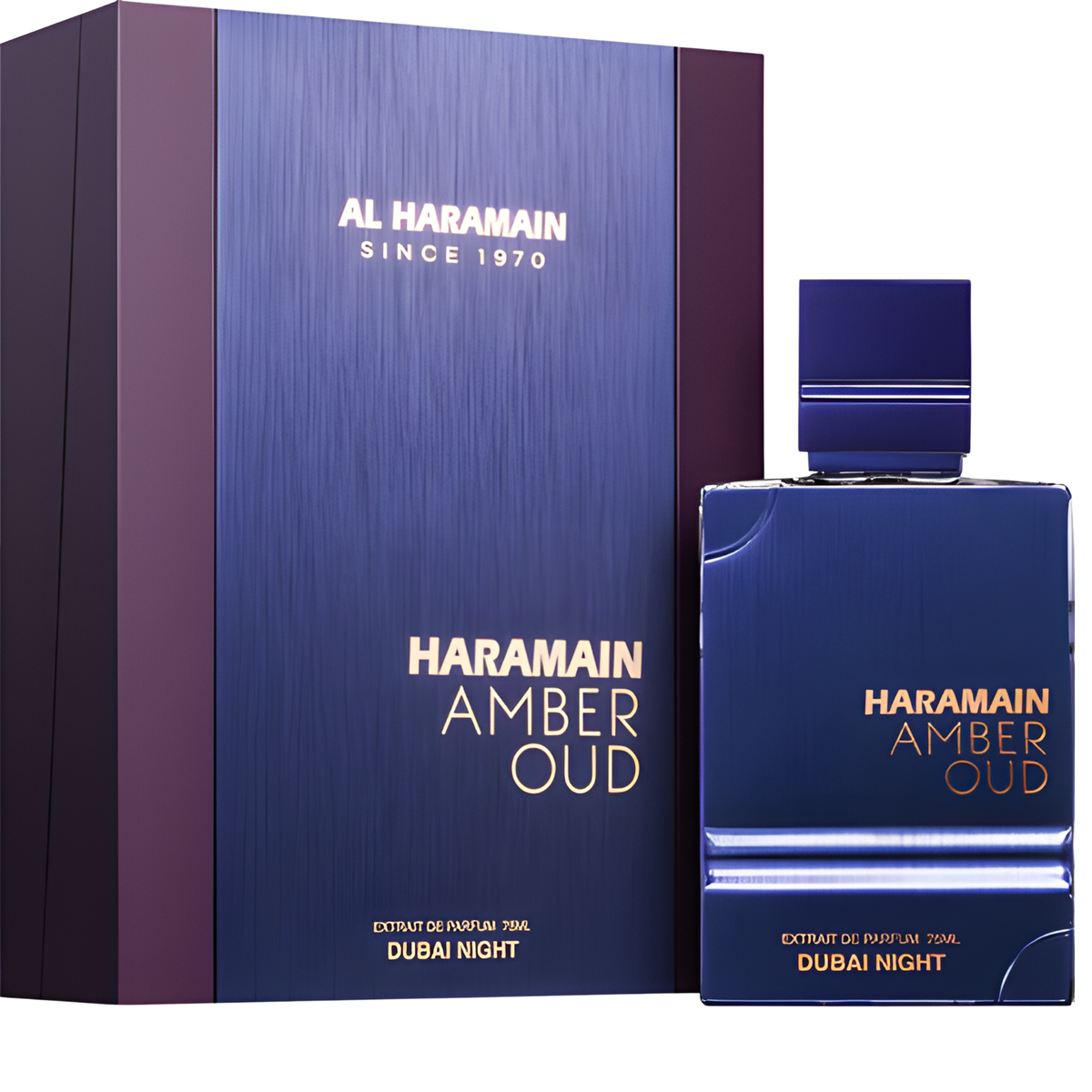 Amber Oud Dubai Night Extrait De Parfum 100ml with perfume bottle