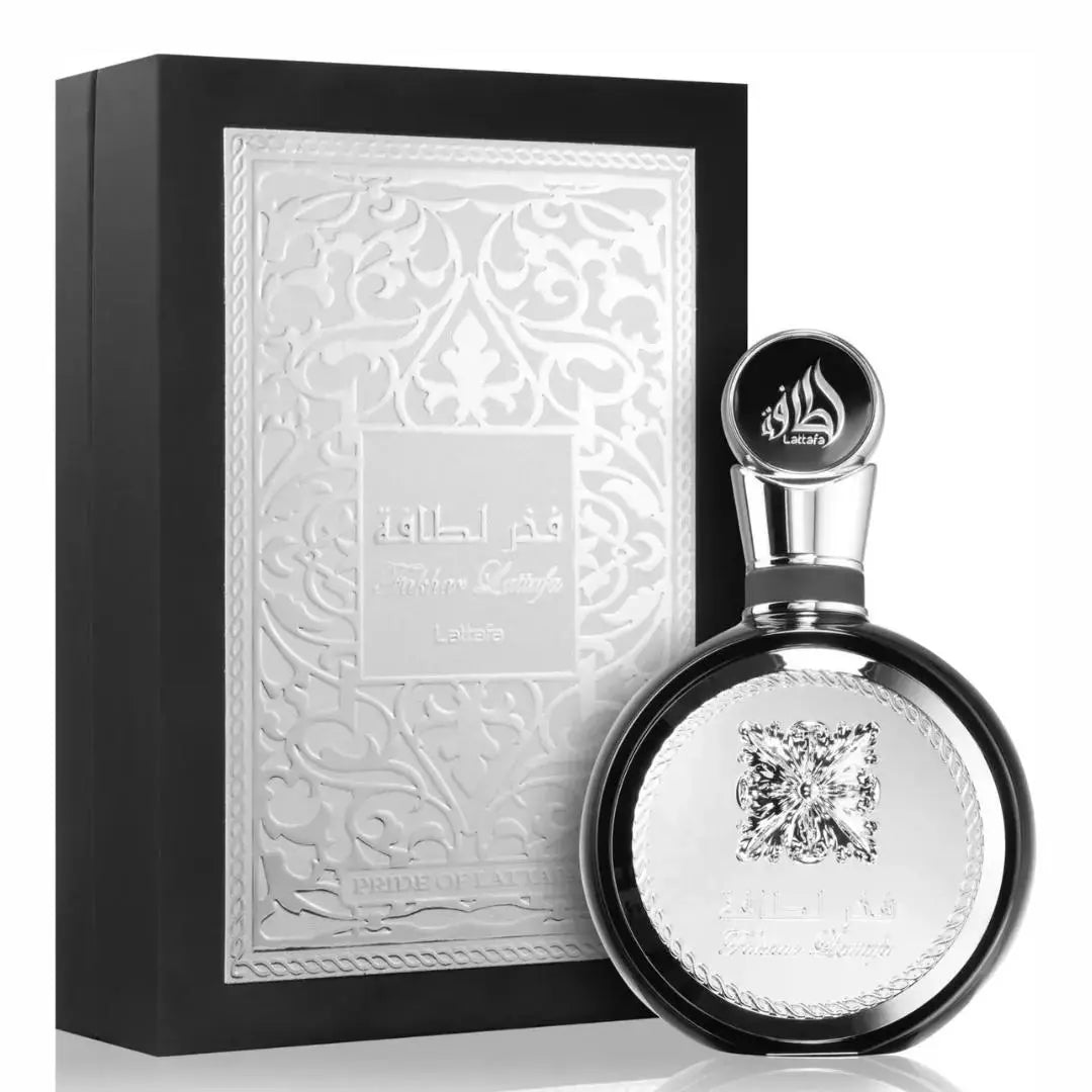 Fakhar Lattafa Perfume (Black) 100ml EDP Box and Bottle for Men