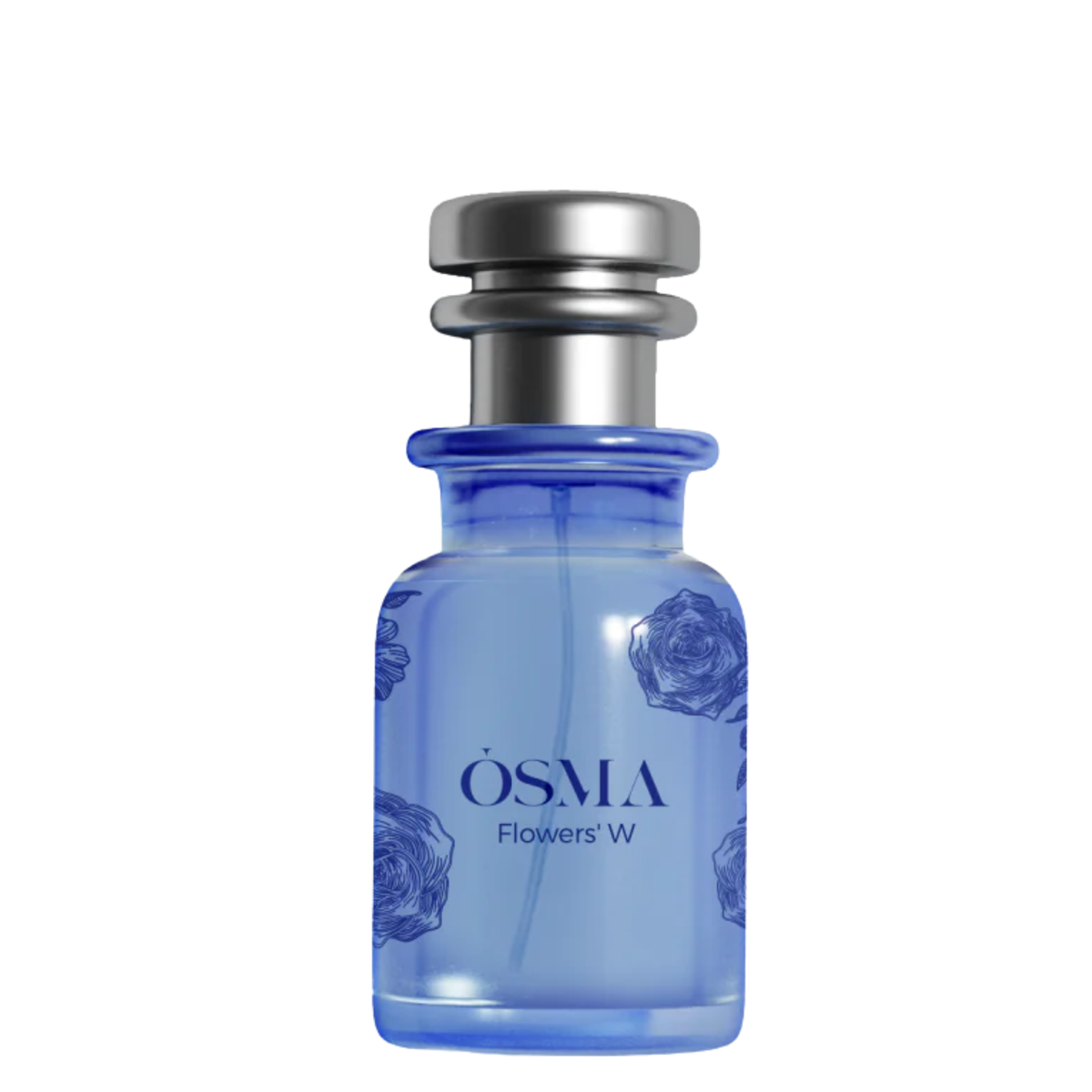 Flowers W Perfume 75ml EDP Osma with blue bottle