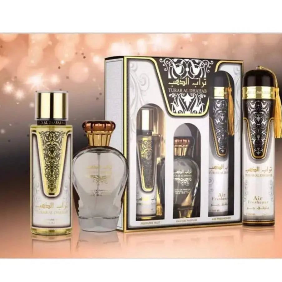 Turab Al Dahab Gift Set 3 Piece 300ml Ard Al Zaafaran Ard Al Zaafaran