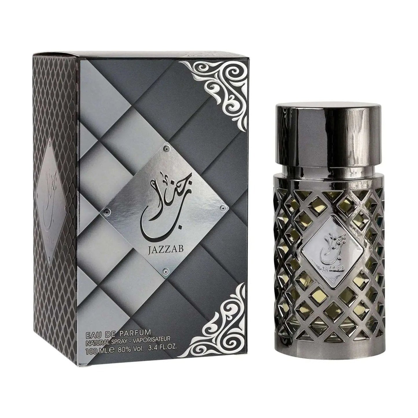 Jazzab Silver Perfume 100ml EDP Box & Bottle by Ard Al Zaafaran
