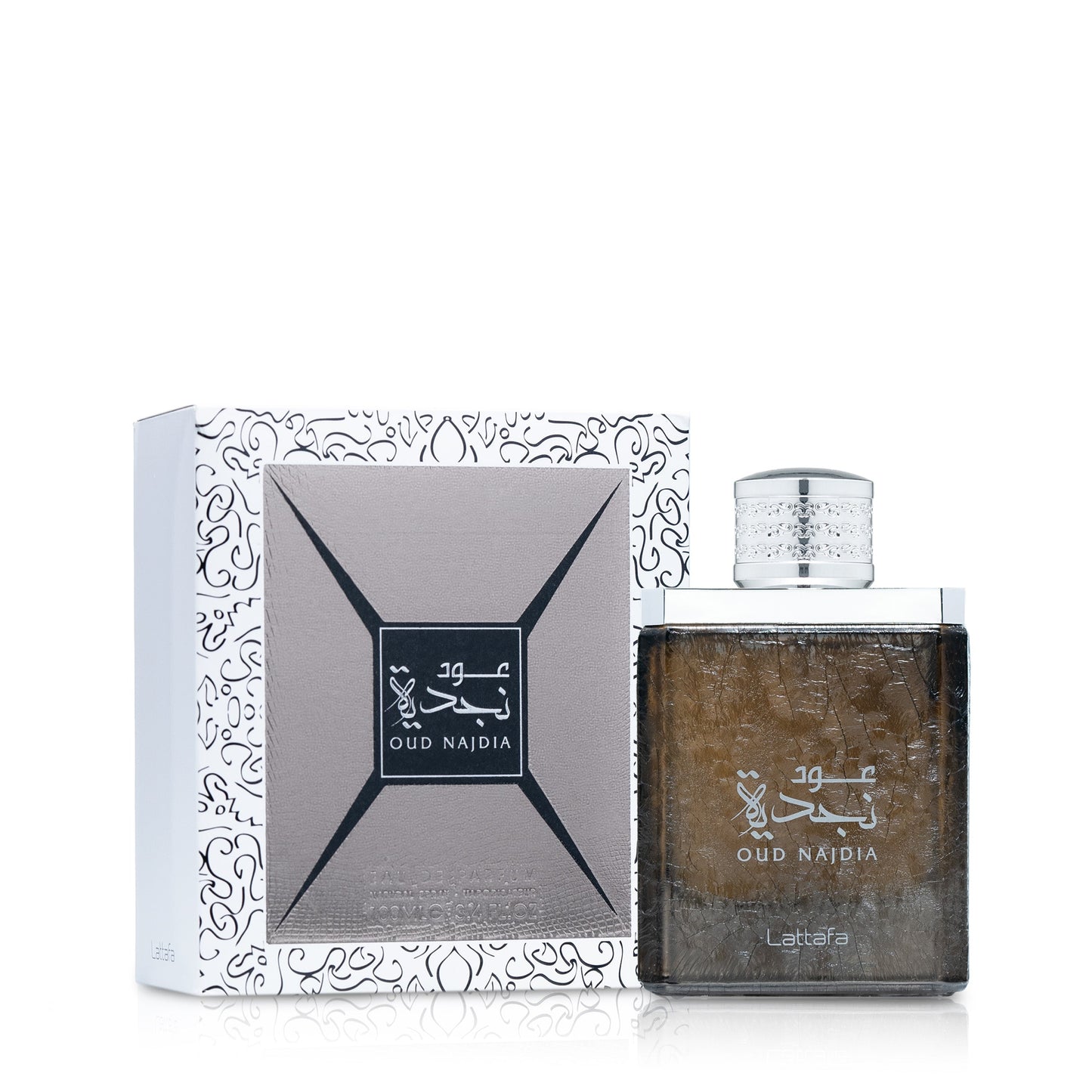Lattafa Oud Najdia Perfume 100ml EDP Box and Bottle for Unisex