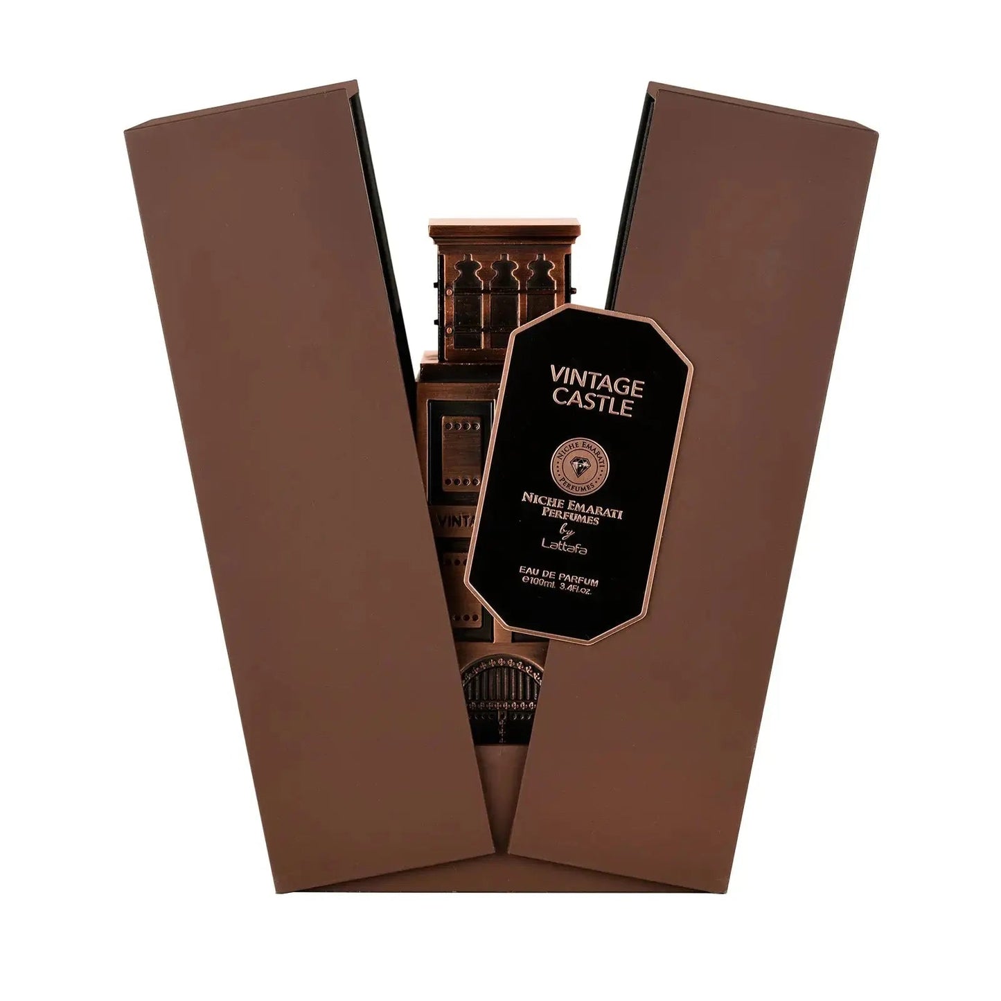 Vintage Castle 100ml EDP Perfumes box open view