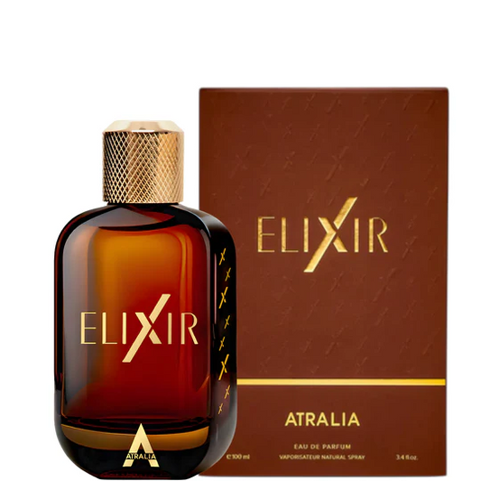 Atralia Elixir EDP 100ml luxury unisex perfume with fresh and amber notes
Title: Atralia Elixir EDP 100ml Unisex Perfume
