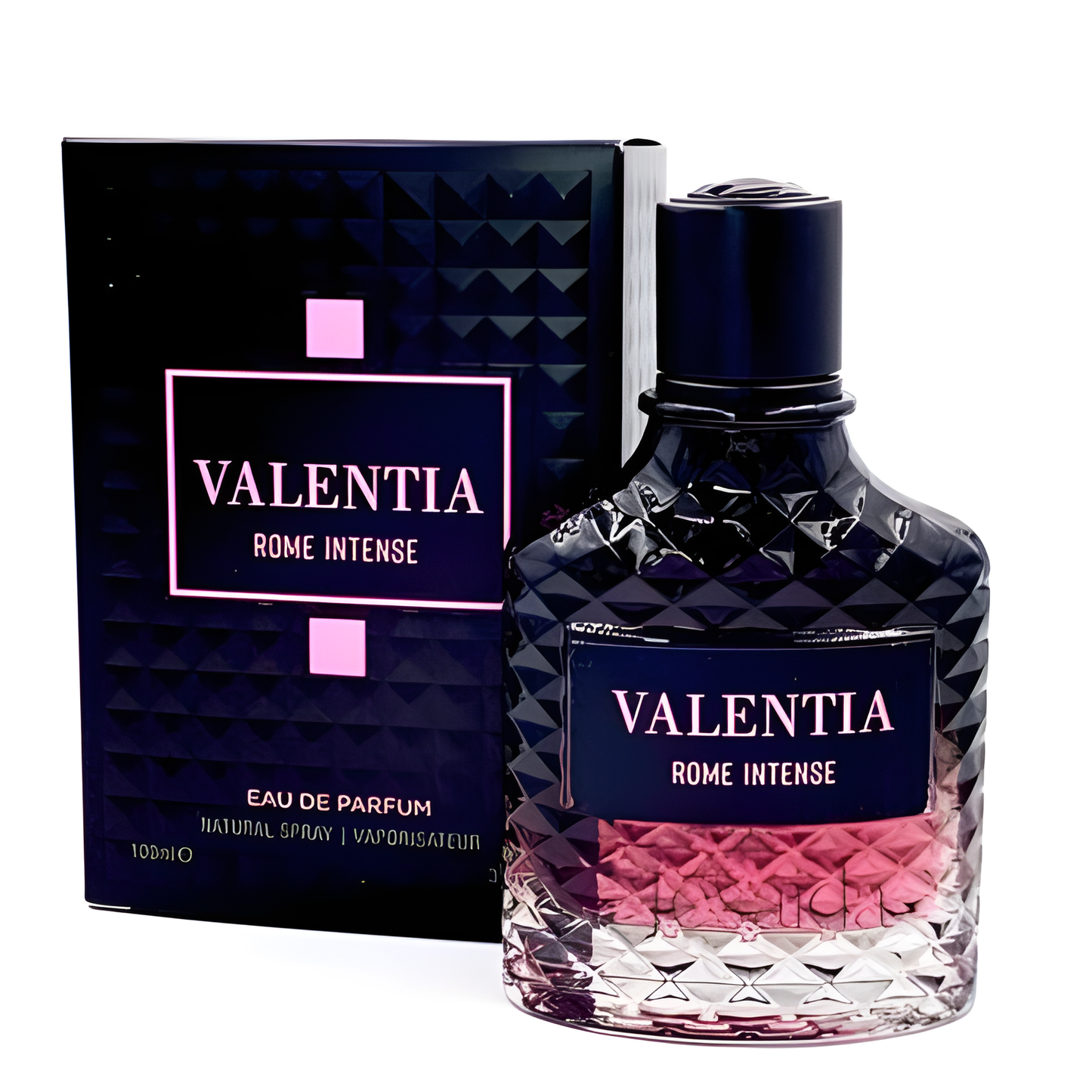 Valentia Roma Intense Perfume 100ml EDP Fragrance World with black bottle