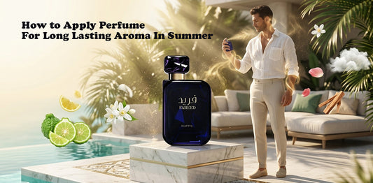 Person applying perfume correctly on pulse points for a long-lasting summer fragrance with a fresh, lightweight scent.