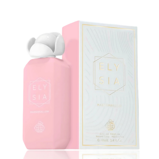 Elysia Marshmallow Perfume 100ml EDP Fragrance World - An elegant fragrance in a pink bottle