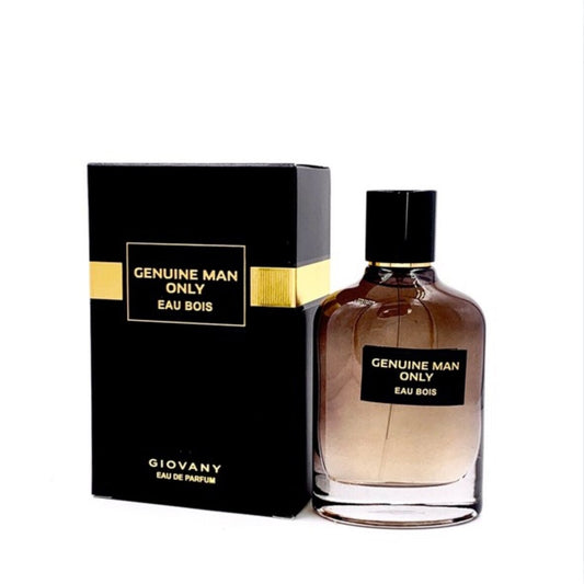 Genuine Man Only Eau Bois Perfume 100ml EDP Bottle and It's packet