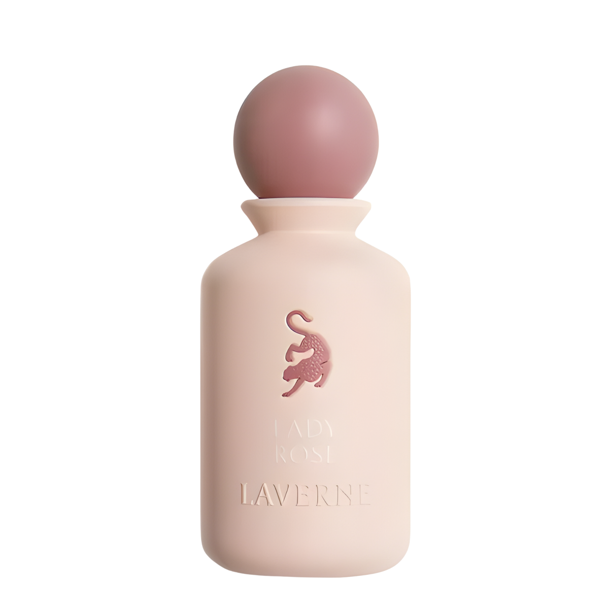  Lady Rose Laverne women’s perfume soft blush pink bottle with round pink cap
