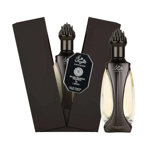 Lattafa Hayaam Perfume 100ml EDP Niche Emarati Box and Bottle 