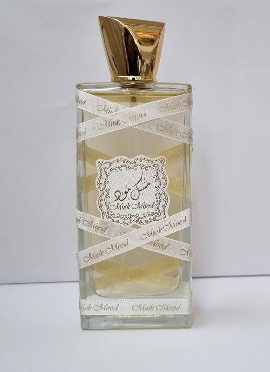 Lattafa Musk Mood Perfume 100ml EDP Golden Bottle for Men and Women