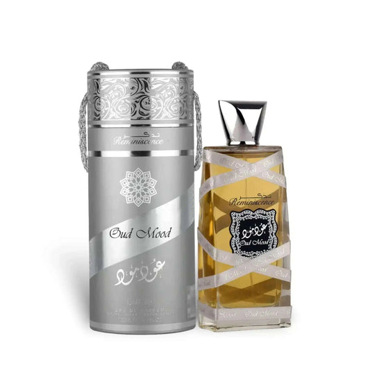 Lattafa Oud Mood Reminiscence Silver 100ml EDP Two Stylish Bottle