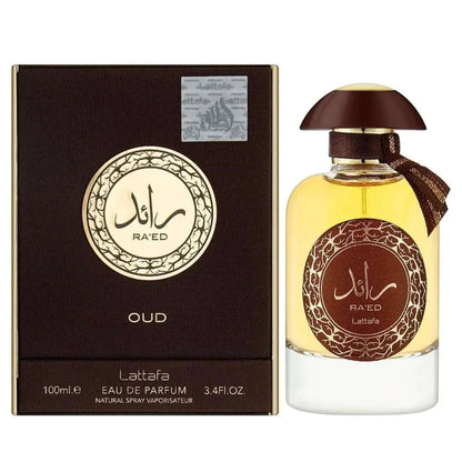 Lattafa Ra’ed Oud Perfume 100ml EDP Box and Bottle For Unisex 