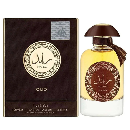 Lattafa Ra’ed Oud Perfume 100ml EDP Box and Bottle For Unisex 