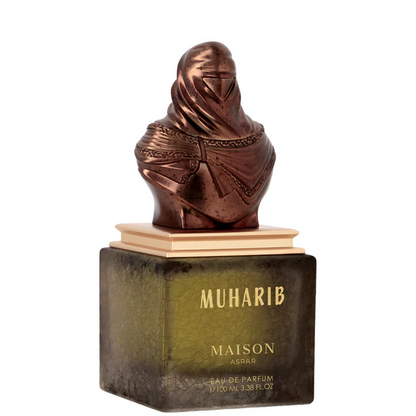 Muharib Perfume 100ml EDP Maison Asrar - A luxury fragance in a stylish bottle