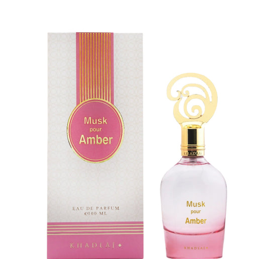 Musk Pour Amber 100ml EDP By Khadlaj