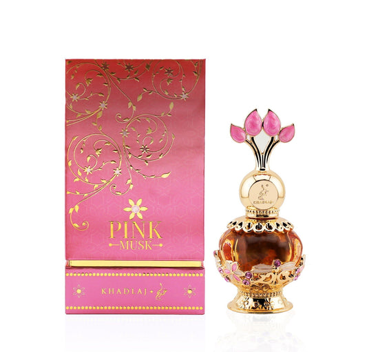 Pink Musk Perfume Oil 20ml by Khadlaj