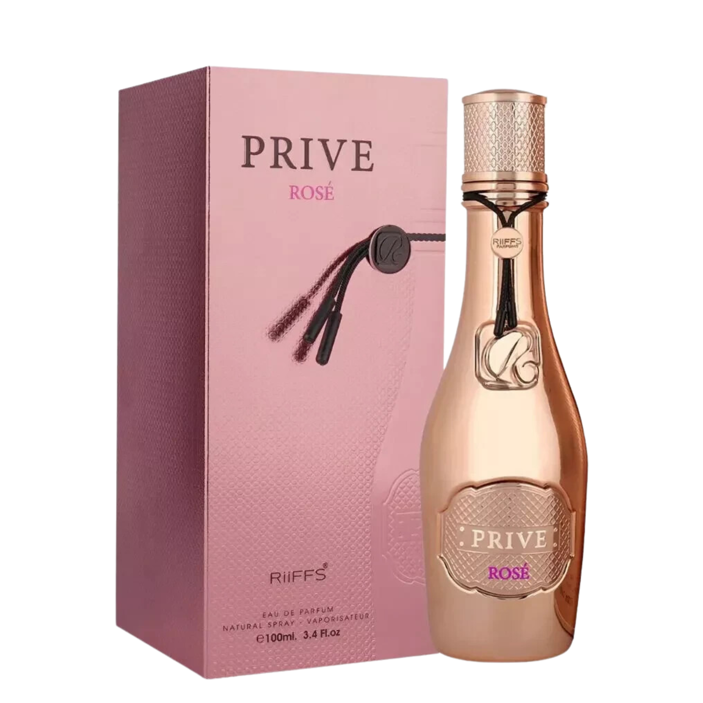 Prive Rose Perfume 100ml EDP with pink bottle