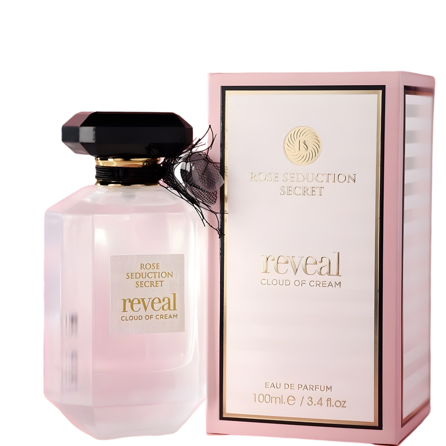 Rose Seduction Secret Reveal Cloud Of Cream 100ml EDP – Fragrance World pink perfume