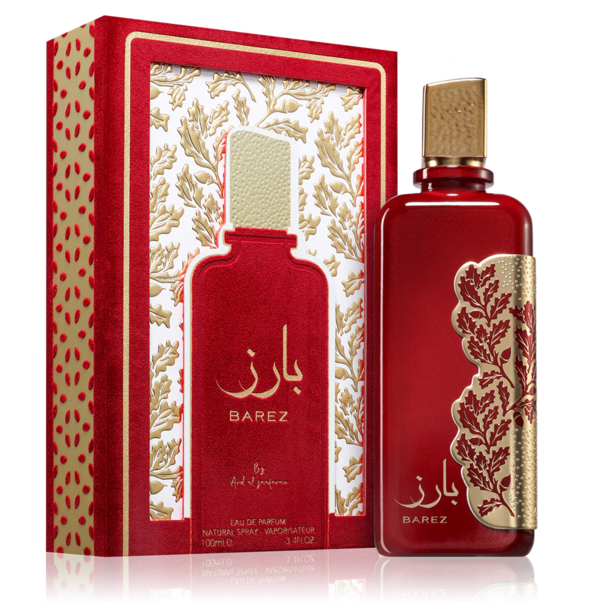 Barez Perfume 100ml EDP Ard Al Zaafaran red bottle