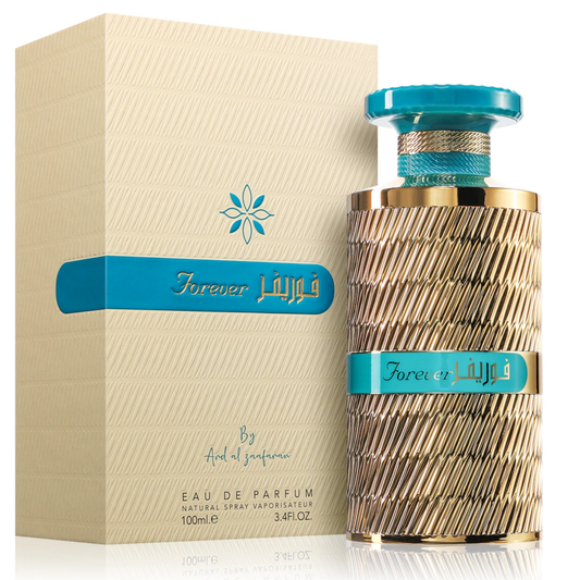 Forever Gold Perfume 100ml EDP Ard Al Zaafaran modern bottle