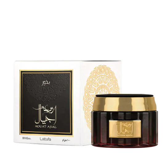 Rouat Ajial Bakhoor Incen Lattafase 100g