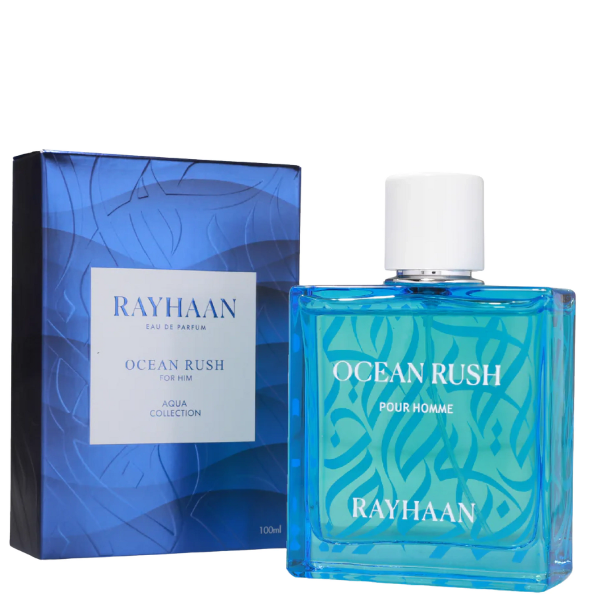 Ocean Rush Perfume 100ml EDP by Rayhaan front bottle