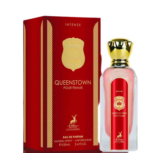 Queenstown Perfume 100ml EDP Maison Alhambra with red botte