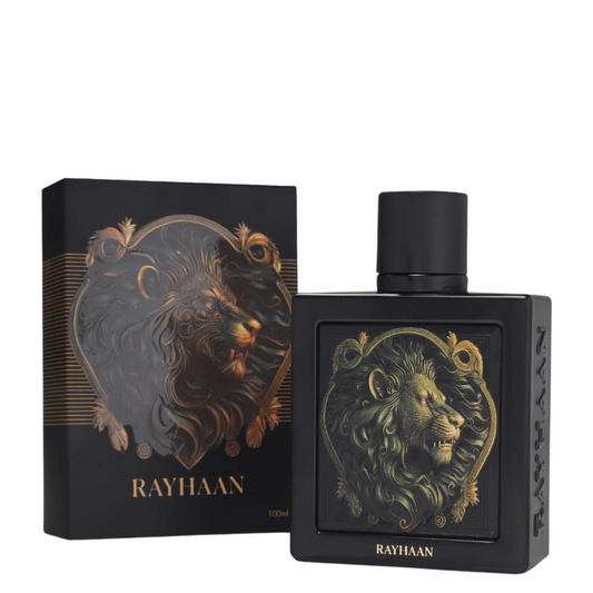 Rayhaan Lion Perfume 100ml EDP with luxury box packaging by Rayhaan