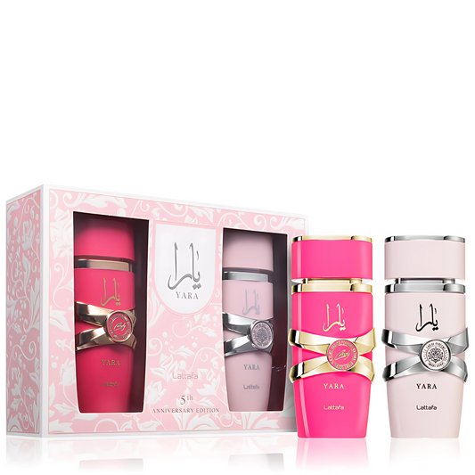 Yara Perfume 5th Anniversary Edition 2pcs Gift Set Lattafa